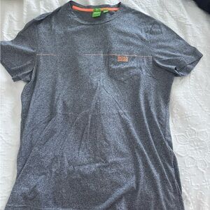 BOSS Heather Gray Short Sleeve Tee